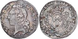 World Coins - France, Louis XV, 1/10 Écu au bandeau, 1766, Pau, Silver,
