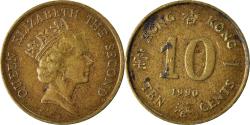 World Coins - Coin, Hong Kong, 10 Cents, 1990
