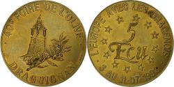 World Coins - France, 5 Ecus, Draguignan, 40ème Foire de l'Olive, 1993, Aluminium, Cardot