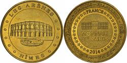 World Coins - France, Token, Nimes - Les Arènes, 2014, Copper-nickel Aluminium, MDP