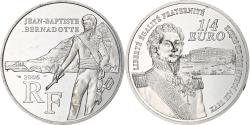 World Coins - France, 1/4 Euro, Jean-Baptiste Bernadotte, 2006, Monnaie de Paris, BE