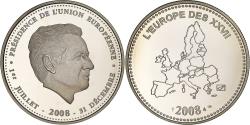 World Coins - France, Medal, Sarkozy, Présidence de l'Union Européenne, 2008, Copper-nickel