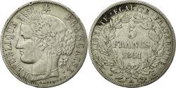 World Coins - Coin, France, Cérès, 5 Francs, 1851, Paris, , Silver, Gadoury:719
