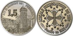 World Coins - France, Medal, 1.5 Ecu de Beaumont du Périgord, 1995, Nickel,