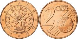 World Coins - Austria, 2 Euro Cent, 2002, Vienna, Copper Plated Steel, , KM:3083