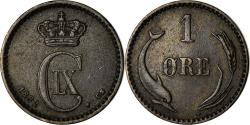World Coins - Coin, Denmark, Christian IX, Ore, 1882, Copenhagen, , Bronze, KM:792.1