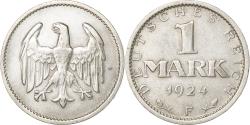 World Coins - Germany, Mark, 1924, Stuttgart, Silver, , KM:42