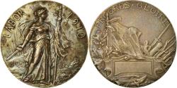 World Coins - France, Medal, Art Nouveau, Labor, Progrès-Gloire, 1910, Lemaire,