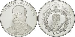 World Coins - France, Medal, Les Présidents de la République, Jacques Chirac, , Silver