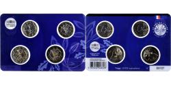 World Coins - France, 1€ & 2€ x 2, 20 Ans de l'Euro, BU, 2022, MDP, Bi-Metallic,