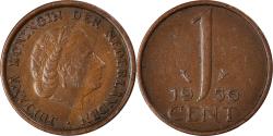 World Coins - Coin, Netherlands, Cent, 1956