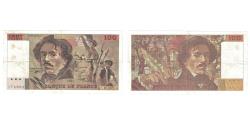 World Coins - France, 100 Francs, Delacroix, 1993, B.245, AU(50-53), Fayette:69bis.08, KM:154g