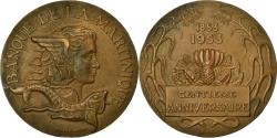 World Coins - France, Medal, Banque de la Martinique, Centième Anniversaire, 1953, Baron