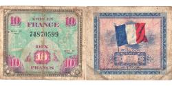 World Coins - France, 10 Francs, Flag/France, 74870599, VF(20-25)