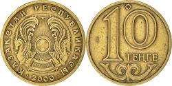 World Coins - Coin, Kazakhstan, 10 Tenge, 2000, , Nickel-brass, KM:25