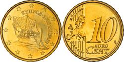 World Coins - Cyprus, 10 Euro Cent, Kyrenia ship, 2008, , Nordic gold