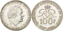 World Coins - Coin, Monaco, Rainier III, 100 Francs, 1989, , Silver, KM:164