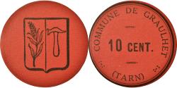 World Coins - Coin, France, Commune de Graulhet, Graulhet, 10 Centimes, , Cardboard