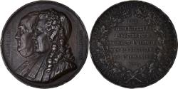World Coins - France, Medal, FranklIn and Montyon, Masonic, 1833, Barre, , Bronze