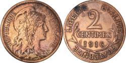 World Coins - Coin, France, Dupuis, 2 Centimes, 1916, Paris, , Bronze, KM:841