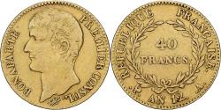 World Coins - France, 40 Francs, Napoléon I, An 12 (1804), Paris, Gold, , KM:652