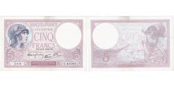 World Coins - France, 5 Francs, Violet, 1939, C.62282, AU(55-58), Fayette:04.08, KM:83