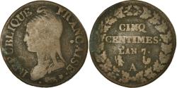 World Coins - Coin, France, Dupré, 5 Centimes, 1798, Paris, , Bronze, KM:640.1