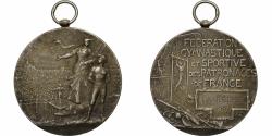 World Coins - France, Medal, Fédération Gymnastique et Sportive, La Roche, 1907
