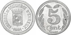 World Coins - France, Chambre de commerce d'Evreux, 10 Centimes, 1921, , Aluminium