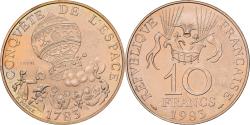 World Coins - France, 10 Francs, Conquête de l'espace, 1983, ESSAI, Nickel-Bronze,