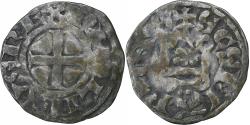 World Coins - France, Philip II, Denier, 1180-1223, Saint-Martin de Tours, Billon,