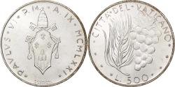 World Coins - Vatican, Paul VI, 500 Lire, 1971 (Anno IX), Rome, Silver, , KM:123