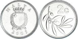 World Coins - Coin, Malta, 2 Cents, 2005