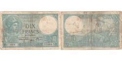 World Coins - France, 10 Francs, Minerve, 1939, P.70923, VF(20-25), Fayette:07.05, KM:84