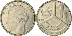 World Coins - Coin, Belgium, Franc, 1990, , Nickel Plated Iron, KM:171