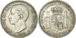 World Coins - Coin, Spain, Alfonso XII, 5 Pesetas, 1875, , Silver, KM:671
