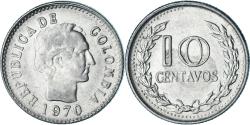 World Coins - Colombia, 10 Centavos, 1970