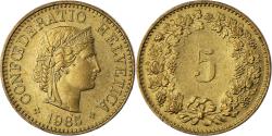 World Coins - Coin, Switzerland, 5 Rappen, 1985
