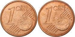 World Coins - Eurozone, Euro Cent, Error double observe, Copper Plated Steel,