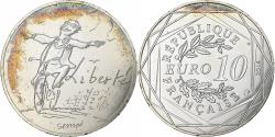 World Coins - France, 10 Euro, Sempé - Printemps - Liberté, 2014, Silver,