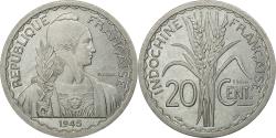 World Coins - Coin, FRENCH INDO-CHINA, 20 Cents, 1945, Paris, ESSAI, , Aluminum, KM:E39