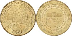 World Coins - France, Token, 41/ Château de Chambord - Salamandre, 2016, Copper-nickel