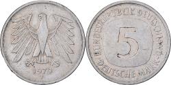World Coins - Federal Republic of Germany, 5 Mark, 1979, Hambourg, Copper-Nickel Clad Nickel