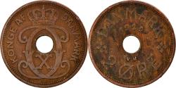 World Coins - Coin, Denmark, Christian X, 2 Öre, 1929, Copenhagen, , Bronze