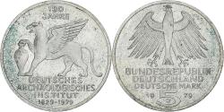 World Coins - Germany, 5 Mark, German Archaeological Institute, 1979, Hamburg, Silver