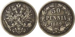 World Coins - Coin, Finland, Nicholas II, 50 Penniä, 1889, , Silver, KM:2.2