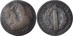 World Coins - France, Louis XVI, 6 deniers français, 1792 / AN 4, Strasbourg,