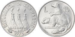 World Coins - Coin, San Marino, 10 Lire, 1976, Rome, , Aluminum, KM:54