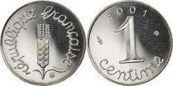 World Coins - Coin, France, Épi, Centime, 2001, Paris, Proof, , Stainless Steel