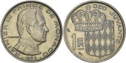 World Coins - Coin, Monaco, Rainier III, Franc, 1968, , Nickel, KM:140, Gadoury:MC